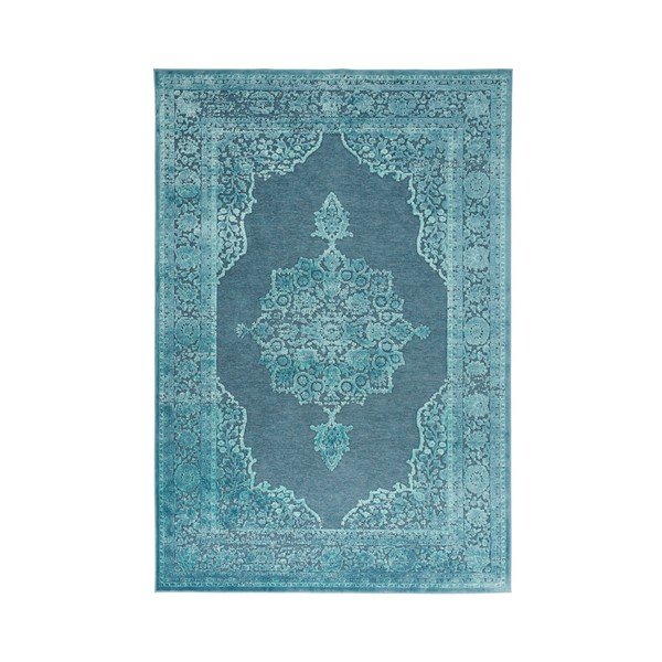 Tappeto in viscosa blu , 120 x 170 cm Willow - Mint Rugs