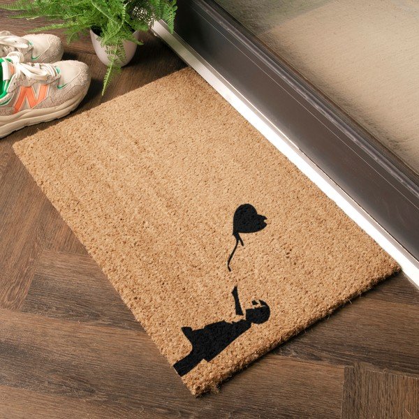 Zerbino in cocco 40x60 cm Girl With a Ballon - Artsy Doormats-image-1