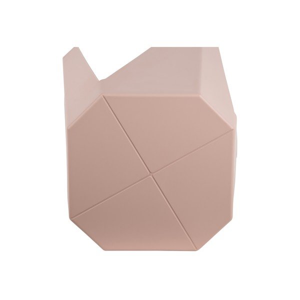 Sgabello rosa chiaro in plastica Cherish – Leitmotiv-image-3