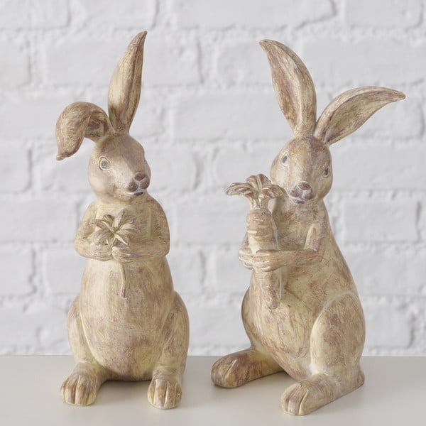 Statuette a forma di coniglio in un set di 2 pezzi Mamona - Boltze