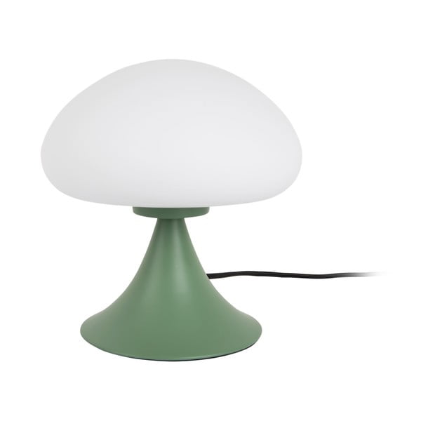Lampada da tavolo verde (altezza totale 21 cm) Hongo  – Leitmotiv