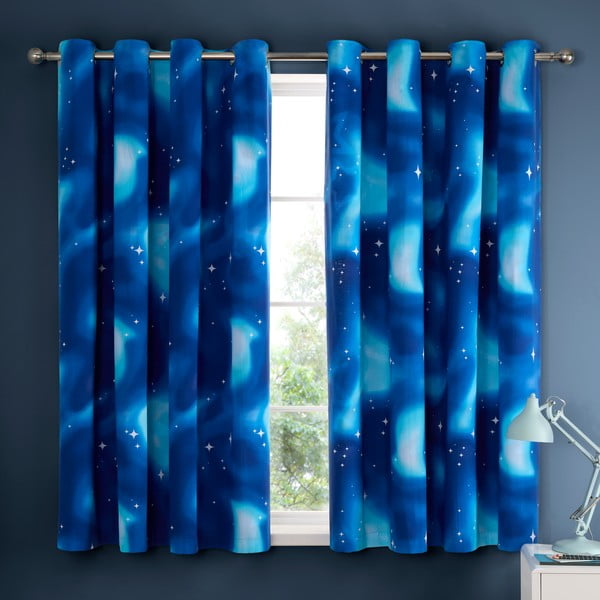 Tenda per bambini 2 pezzi 168x183 cm Ombre Stars - Catherine Lansfield-image-2