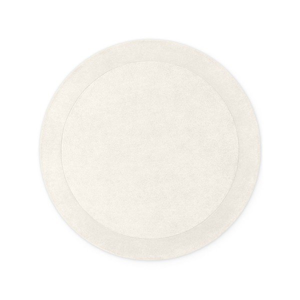 Tappeto rotondo color crema in misto lana tessuto a mano ø 200 cm Kivi – Villeroy&Boch