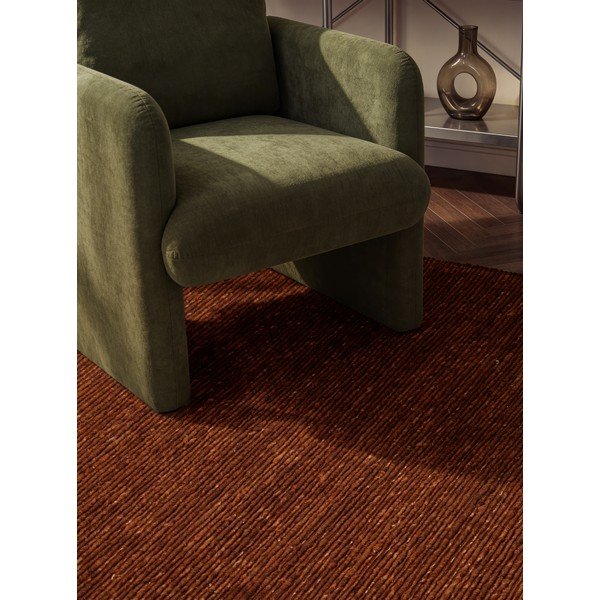 Tappeto marrone in lana tessuto a mano 80x150 cm Bexley Woolwich – Ted Baker-image-3