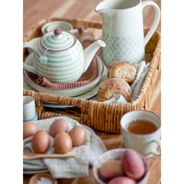 Brocca in gres blu e bianco , 2 l Patrizia - Bloomingville-image-2