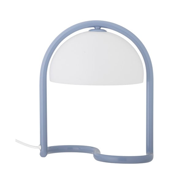 Lampada da tavolo blu (altezza totale 29,5 cm) Favour – Bloomingville-image-4