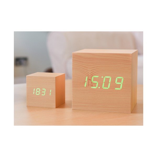 LED budík Click Clock Maxi Green-image-2