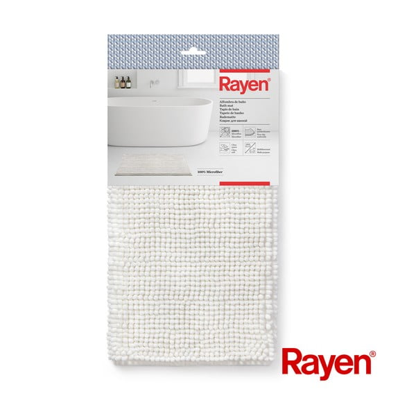 Tappetino da bagno bianco 50x80 cm - Rayen-image-4