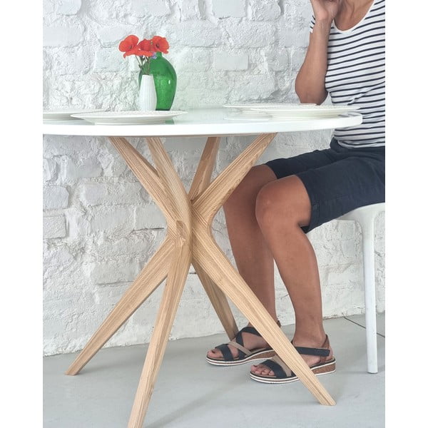 Tavolo da pranzo 90x90 cm Jubi – Ragaba-image-3