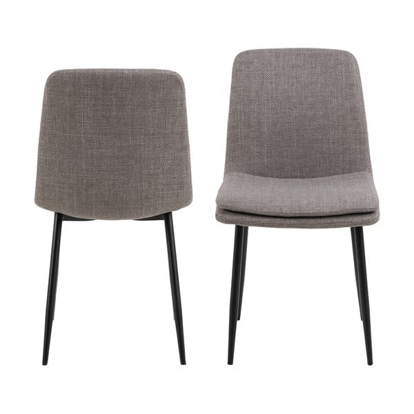 Sedia da pranzo grigia Becca - Actona-image-3