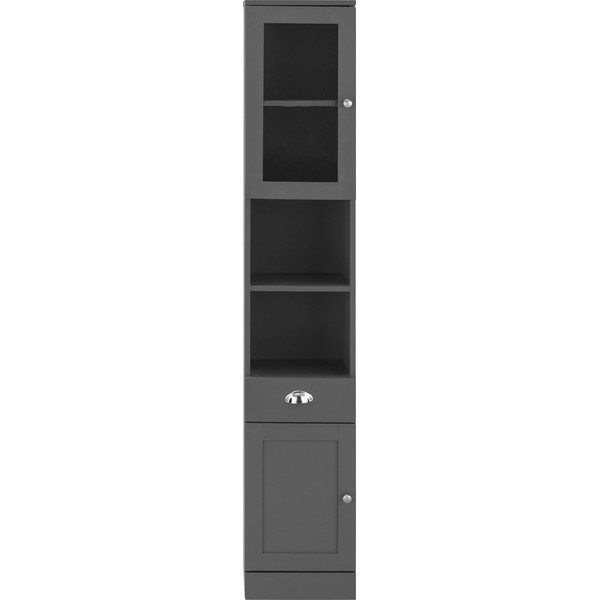 Mobile da bagno grigio , 32 x 180 cm Kira - Støraa