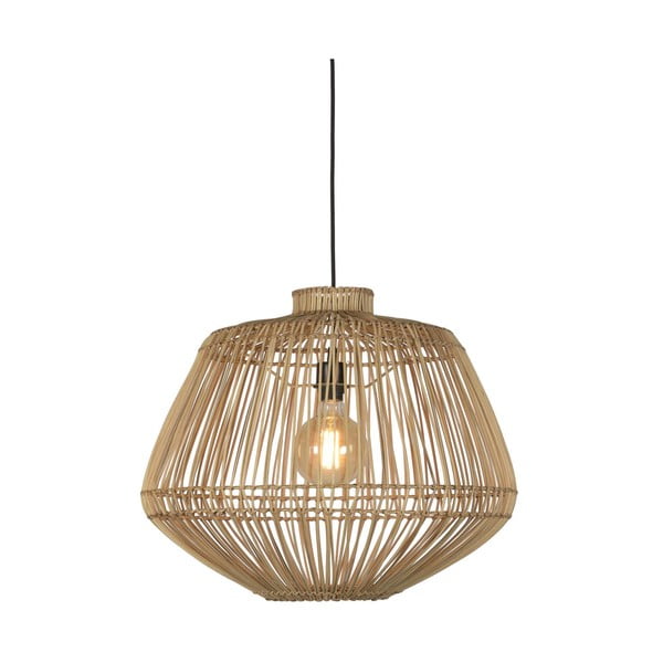 Lampada a sospensione in rattan marrone , ⌀ 60 cm Madagascar - Good&Mojo