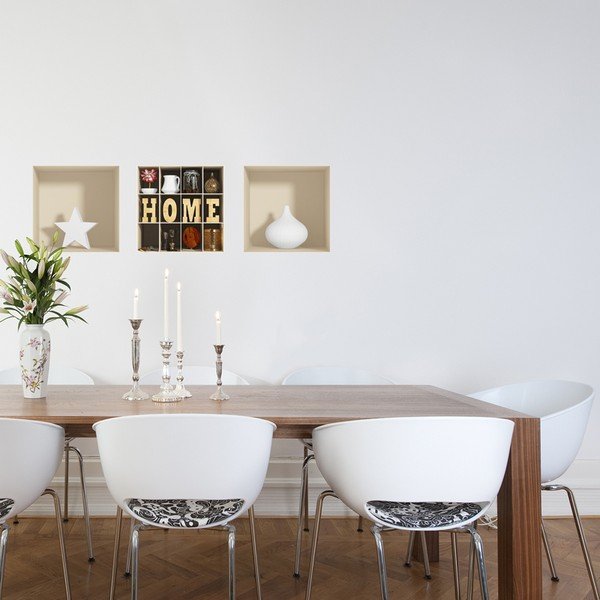 Set di 3 adesivi con effetto 3D Home - Ambiance-image-1