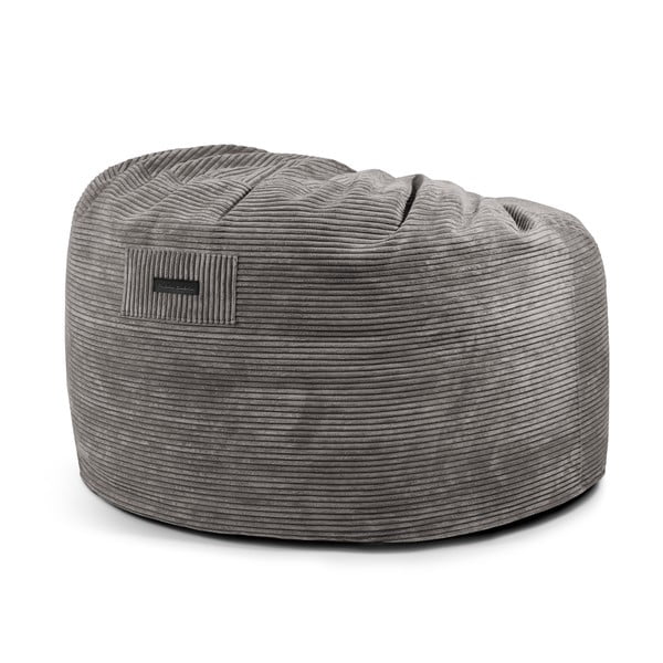 Puof a sacco color mattone con rivestimento in velluto a coste Om 110 – SLOWDOWN-image-4