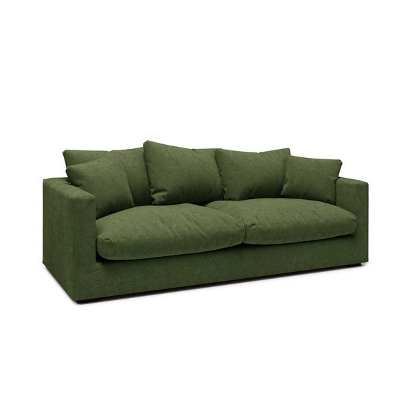 Divano verde scuro 220 cm Comfy - Scandic-image-1