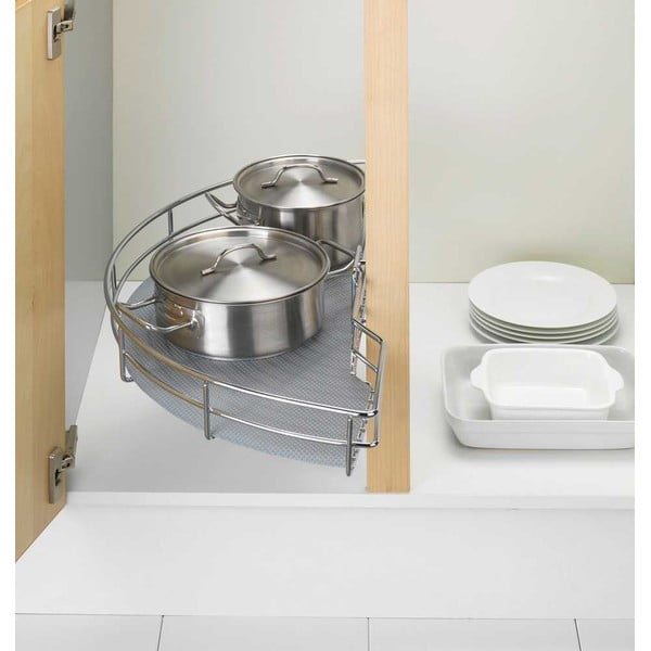 Tappetino antiscivolo grigio per cassetti, 150 x 50 cm - Wenko-image-1