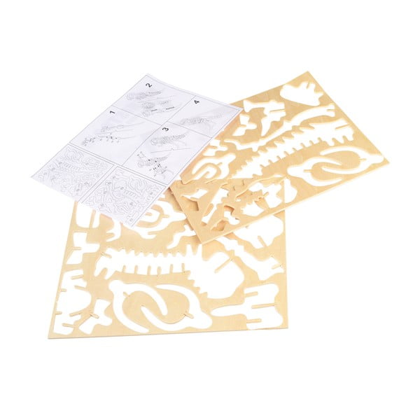 Puzzle 3D in legno del dinosauro Tyrannosaurus - Rex London-image-2