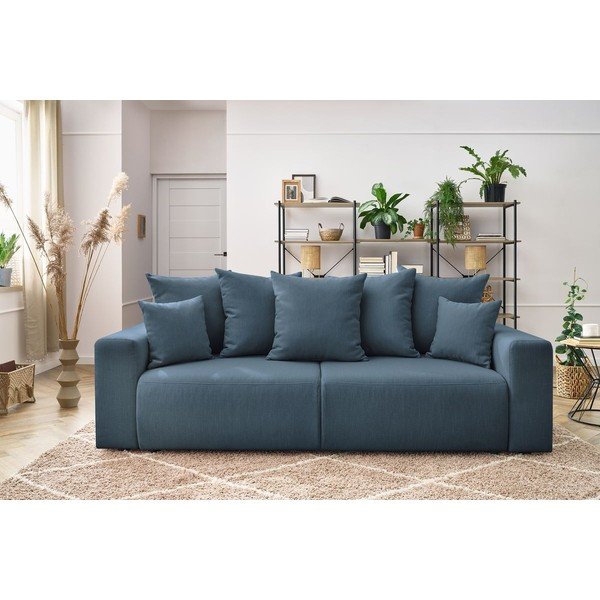 Divano letto blu Envy - Bobochic Paris-image-1