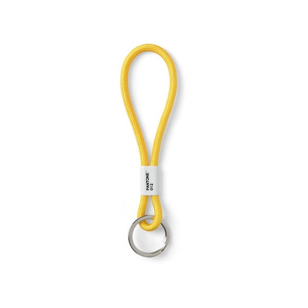 Anello di chiave giallo Yellow 012 - Pantone