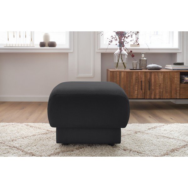 Pouf grigio scuro Bourbon - Bobochic Paris-image-1