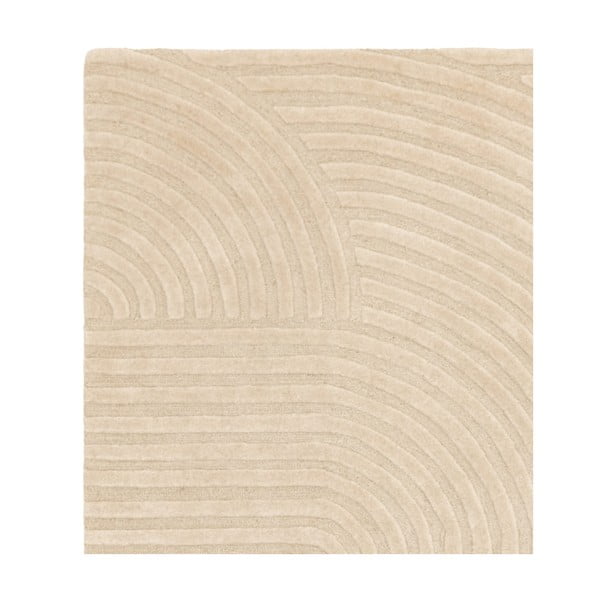 Tappeto in lana beige 160x230 cm Hague - Asiatic Carpets-image-4