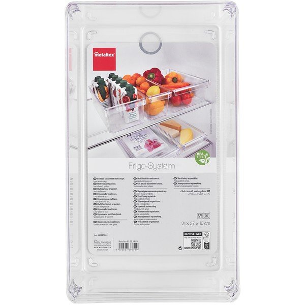 Organizer per il frigorifero in plastica 37x20,5 cm Frigo – Metaltex-image-3