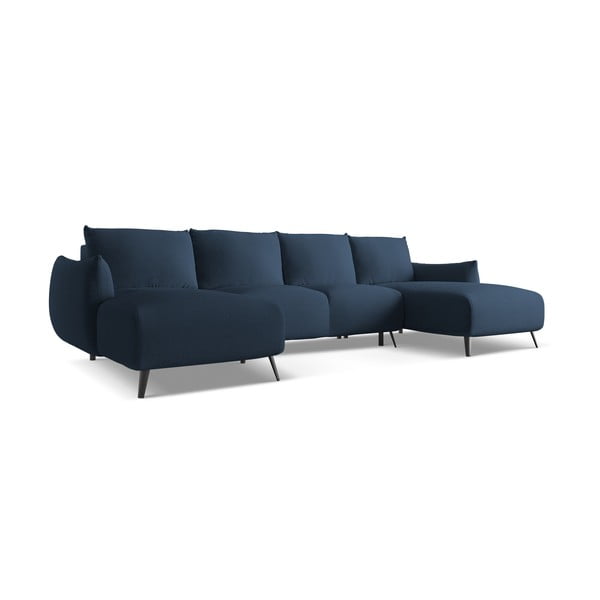 Divano angolare blu Malie – Makamii-image-3