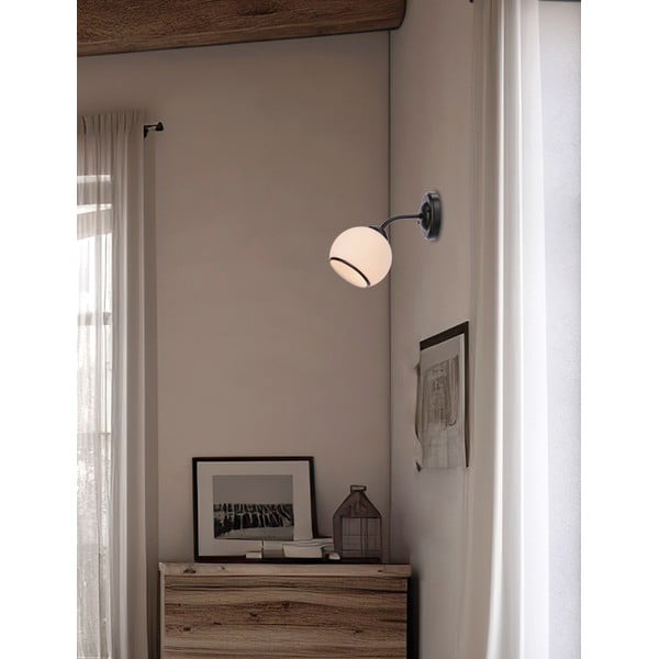 Lampada da parete bianca e nera Marinen – Candellux Lighting-image-1