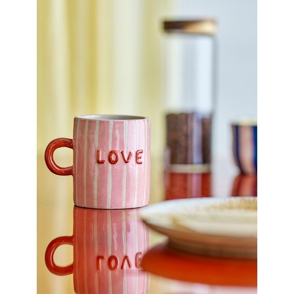 Tazza rosa in ceramica 325 ml Cherish – Bloomingville-image-2