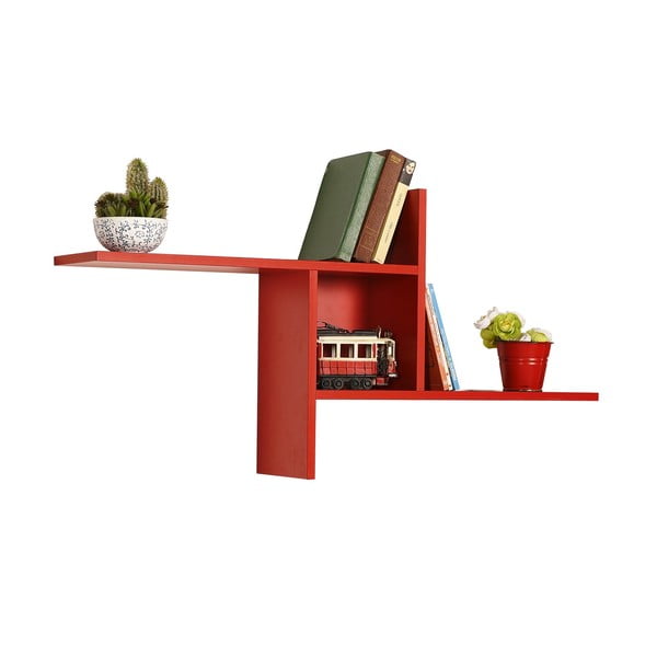 Mensola rossa 100 cm Cross - Kalune Design-image-3