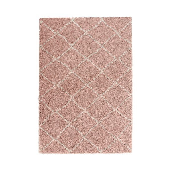 Tappeto rosa Allure Ronno Rose Creme, 120 x 170 cm - Mint Rugs