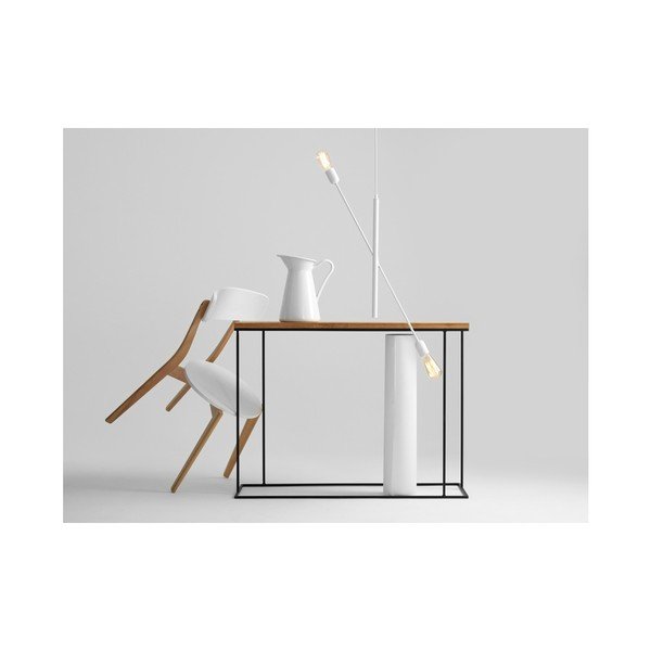 Lampada a sospensione bianca per 2 lampadine Modulo personalizzato Twigo - CustomForm-image-1