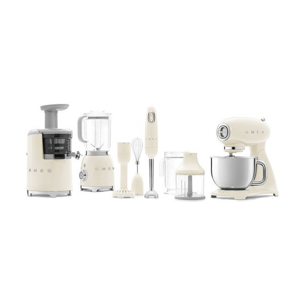 Frullatore manuale a immersione bianco e cremoso 50's Retro Style - SMEG-image-2