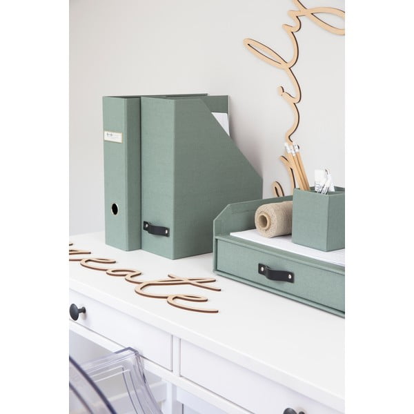 Organizer in cartone per documenti Estelle Canvas Paper Laminate – Bigso-image-1