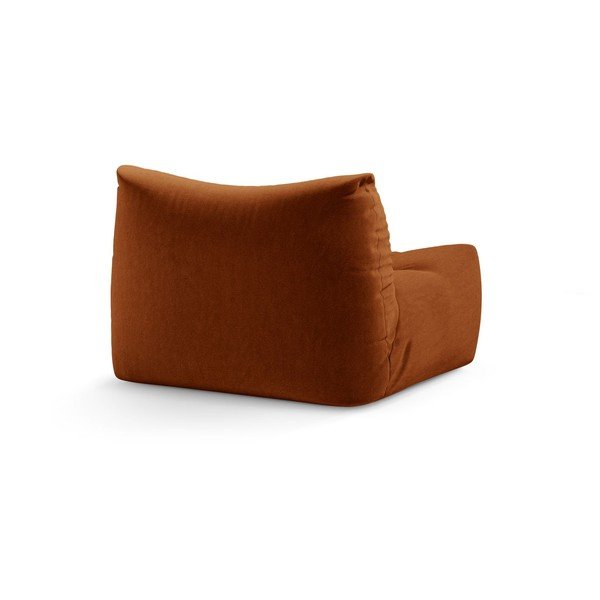 Cuscino da seduta arancione con rivestimento in velluto Tove – Micadoni -image-3