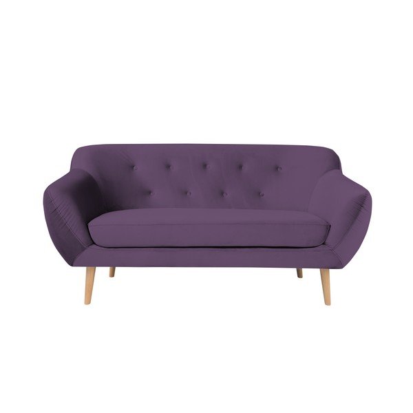 Divano a due posti viola Amelie - Mazzini Sofas