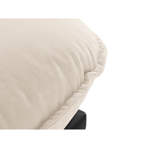 Sgabello in velluto beige Auguste - Interieurs 86-image-1