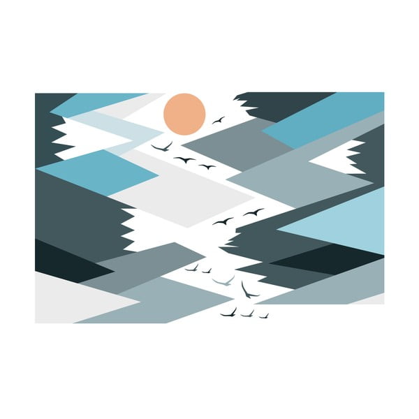 Adesivo murale Bambino gigante Adesivo montagne scandinave Parka - Ambiance-image-2