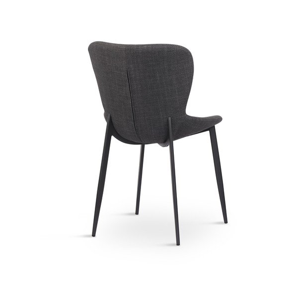 Sedia da pranzo grigio scuro Ross - Unique Furniture-image-3