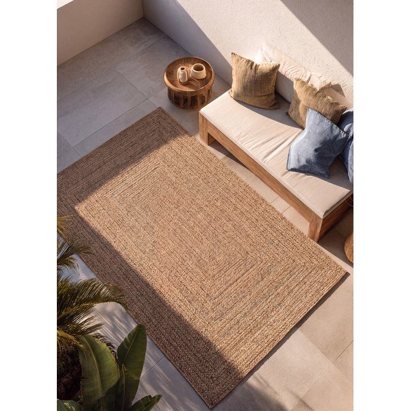 Tappeto da interno/esterno di colore naturale 120x170 cm Acra – Universal-image-1