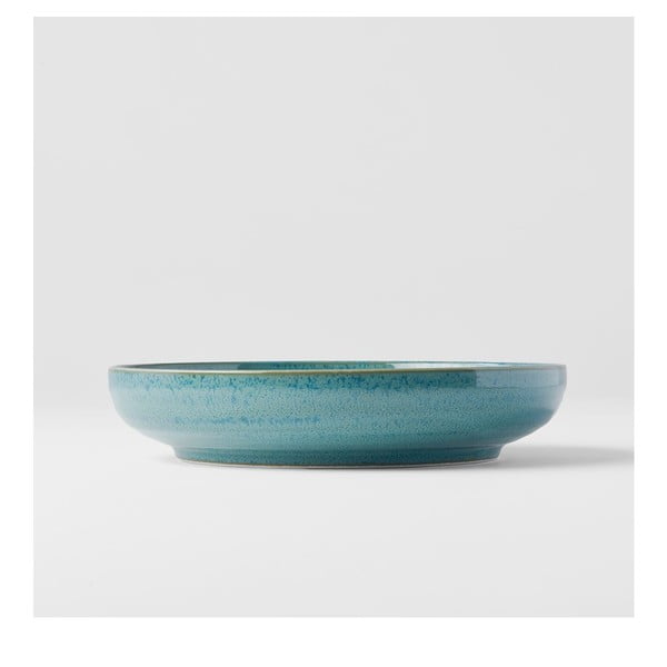 Piatto profondo in ceramica turchese ø 20 cm Peacock - MIJ-image-1