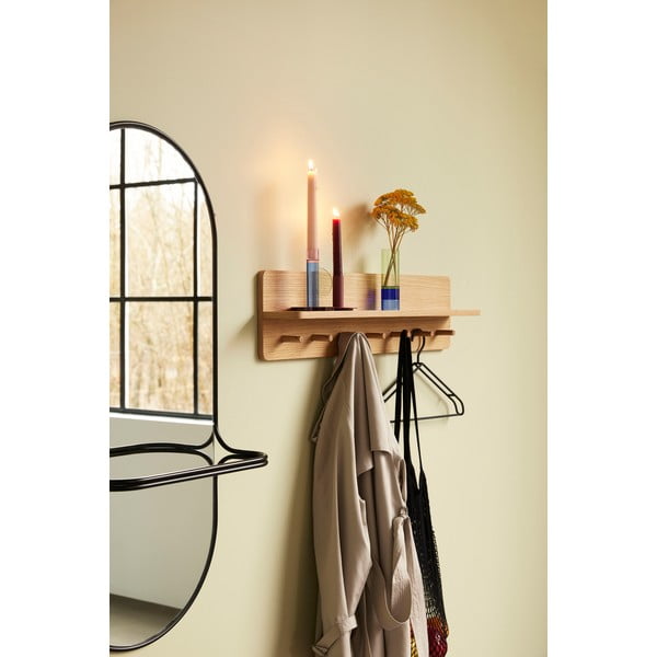 Specchio da parete con mensola 21x102 cm Carry - Hübsch-image-3