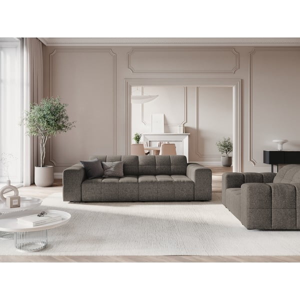 Divano in grigio scuro 204 cm Chicago – Cosmopolitan Design-image-1