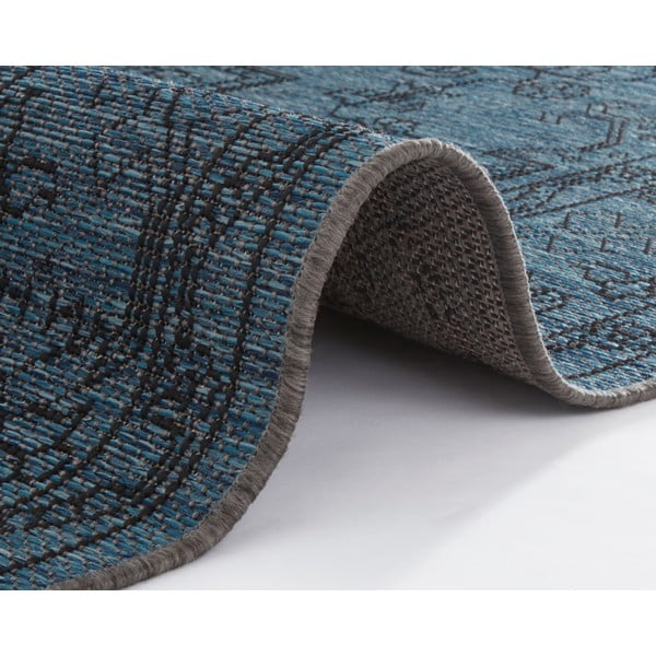 Tappeto da esterno blu scuro , 70 x 200 cm Tyros - NORTHRUGS-image-1