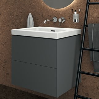 Portaspazzolino in metallo color argento lucido da parete Conca - Ideal Standard
