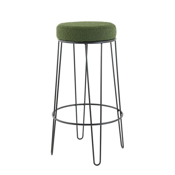 Sgabello da bar verde Alice - Light & Living