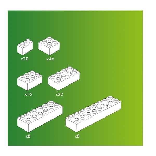 Set di blocchi da costruzione per pista di palle di neve, 120 pezzi Blocks - Hubelino-image-1