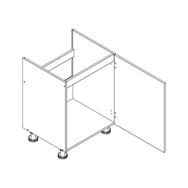 Mobile da cucina inferiore (larghezza 60 cm) Kai - STOLKAR-image-3