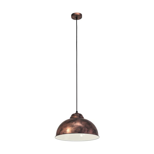 Lampadario color bronzo con paralume in metallo ø 37 cm TRURO 2 – EGLO