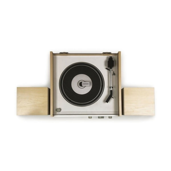 Giradischi bianco e beige Naturale Switch II - Crosley-image-2
